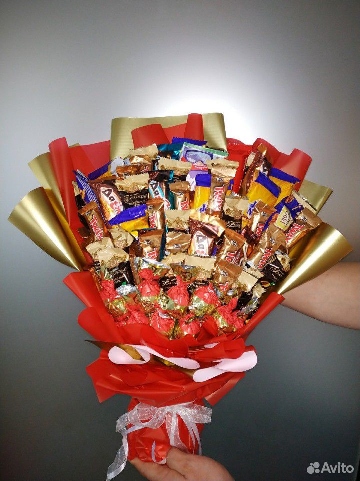 Подарки/вкусные букеты Феодосия/букеты из конфет купить на Зозу.ру - фотография № 1