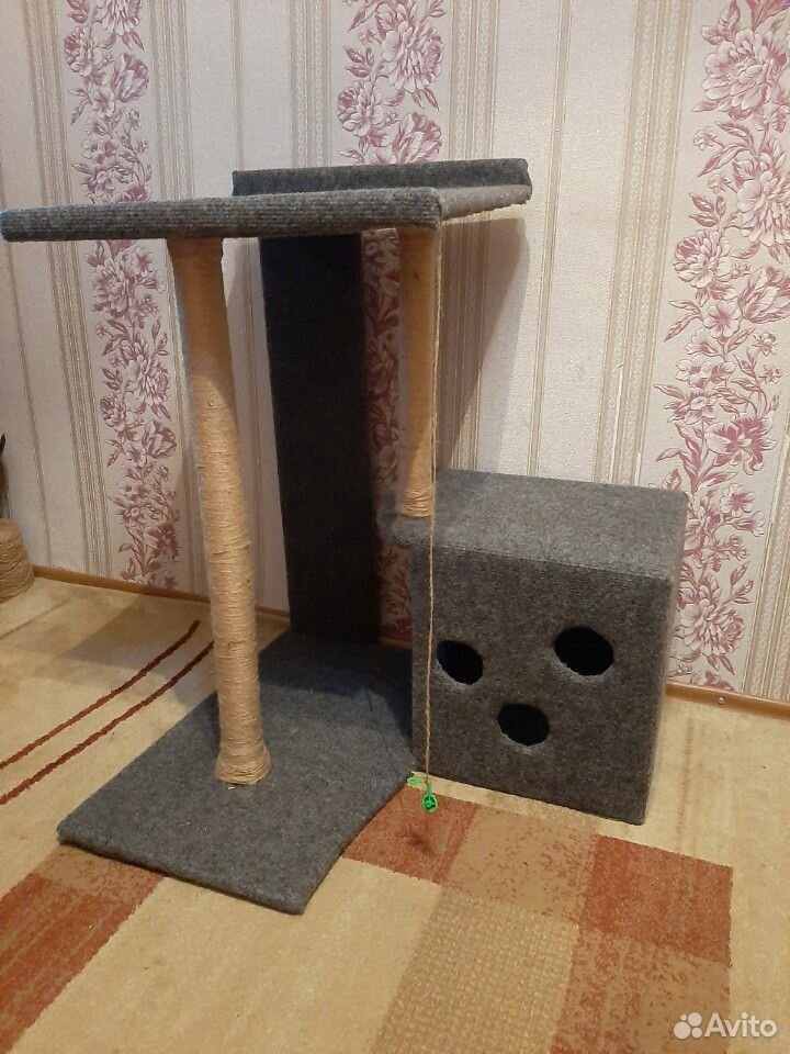 Когтеточка. Игровой домик(комплекс) для кошки купить на Зозу.ру - фотография № 1