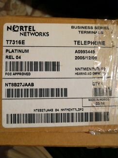 Nortel networks T7316E