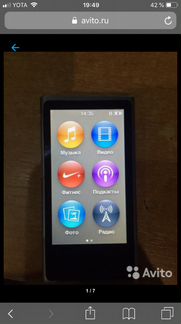 Продается iPod nano 7, 16Gb