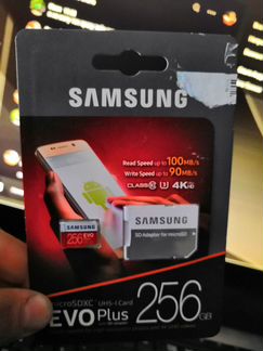 Продам SAMSUNG microsdxc uhs-i card evo plus 256gb