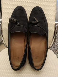 Туфли замшевые Massimo Dutti черные