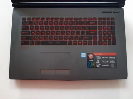 Игровой ноутбук MSI gv72 7re