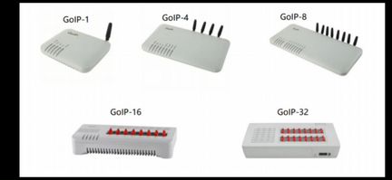 GSM VoIP шлюз GoIP 1, GoIP 4, GoIP 8, GoIP 16, SMB