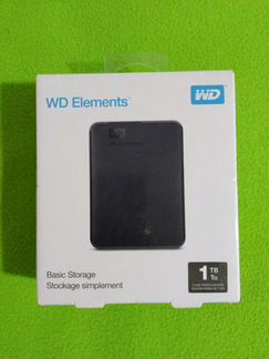 Новый WD Elements 1TB USB 3.0