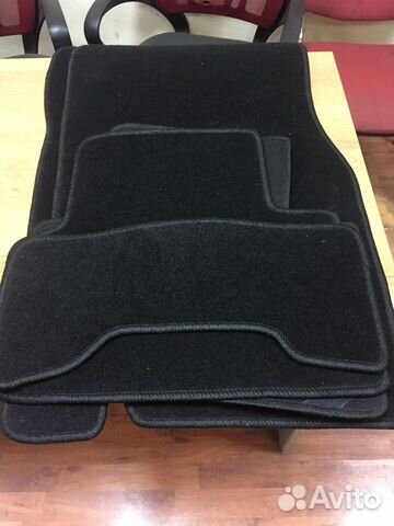 Коврики салона Лада Приора седан ворсовые