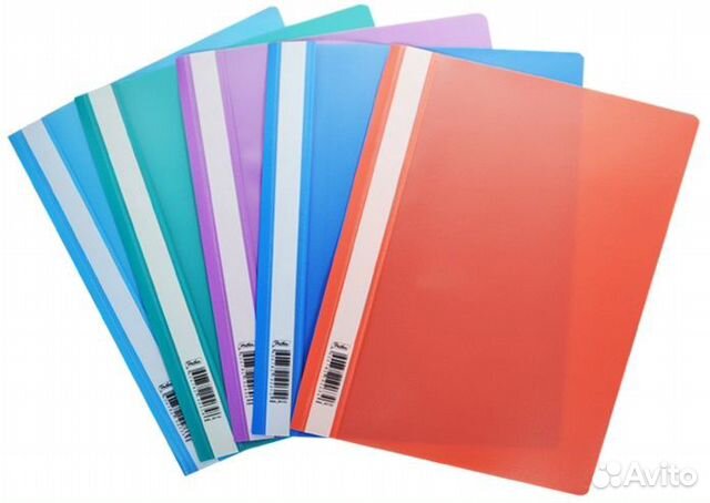 Папки-скоросшиватели пластиковые (обмен)