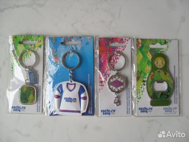 Брелки, сувениры Сочи Олимпиады 2014г