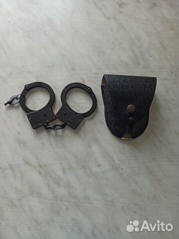 Наручники брс черные с чехлом