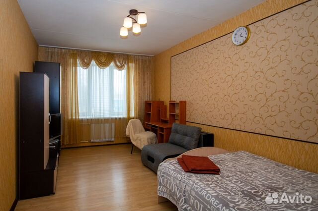 

1-к. квартира, 42 м², 3 кровати