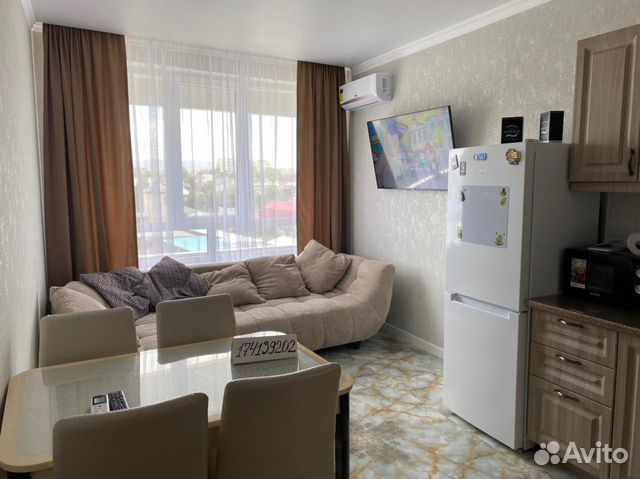 

1-к. квартира, 52 м², 2 кровати