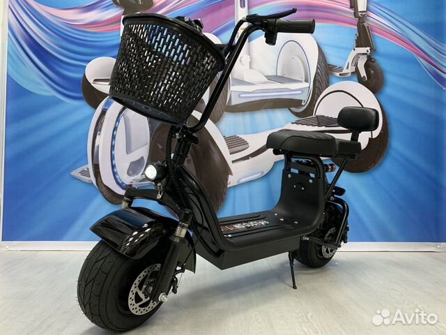 Электроскутер Wolong C1 PRO 1000W 13Ah