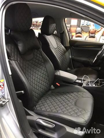 Чехлы для машины из перфорированной экокожи