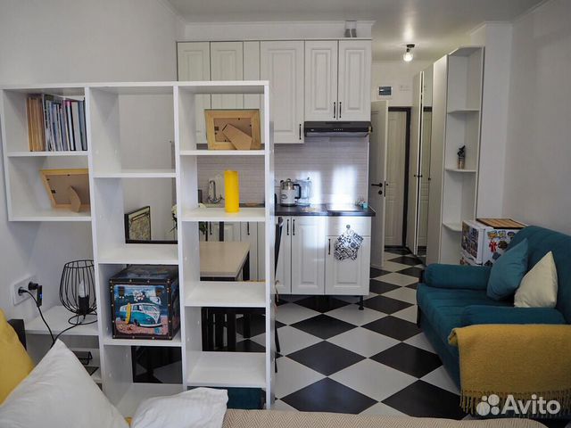 

Квартира-студия, 30 м², 2 кровати