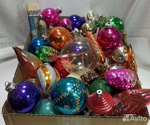 СССР елочные игрушки по 50р/шт. реальные цены