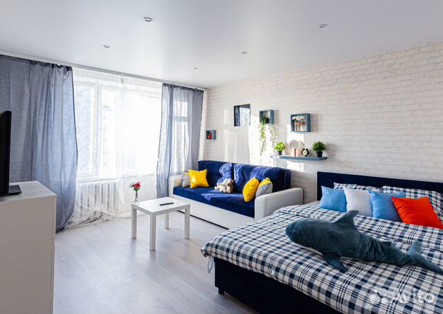 

1-к. квартира, 38 м², 2 кровати