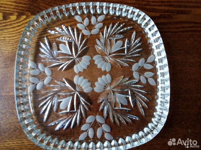 Тарелки хрустальные раритет югославия 1970г