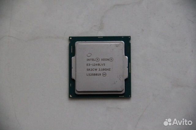 Процессор Intel Xeon E3 1240L V5 SR2CW
