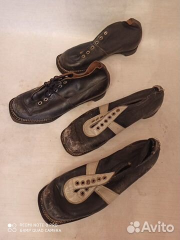 Ботинки лыжные бу нат. кожа 40 размер