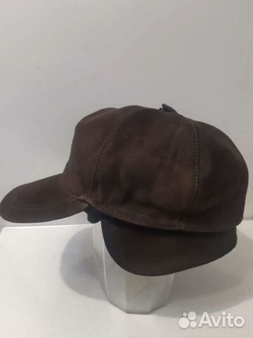 Кепка мужская замша мех