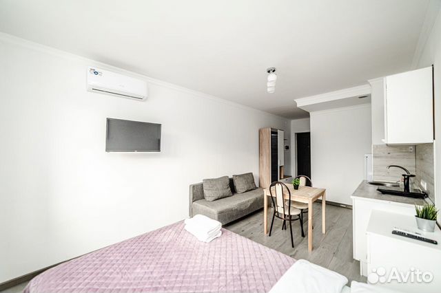 

Квартира-студия, 30 м², 2 кровати