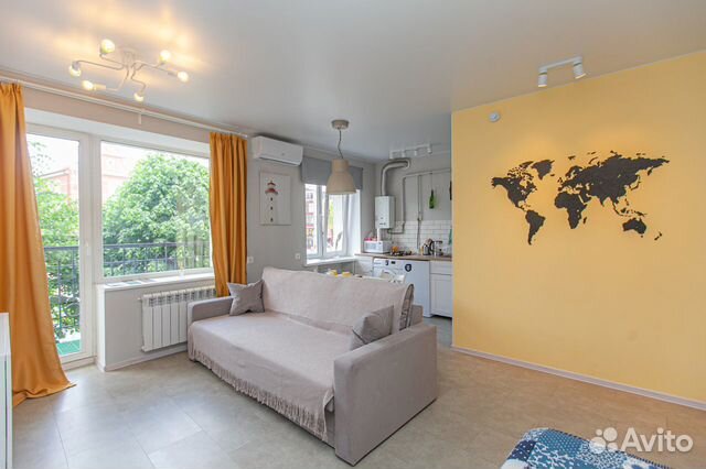 

Квартира-студия, 32 м², 2 кровати