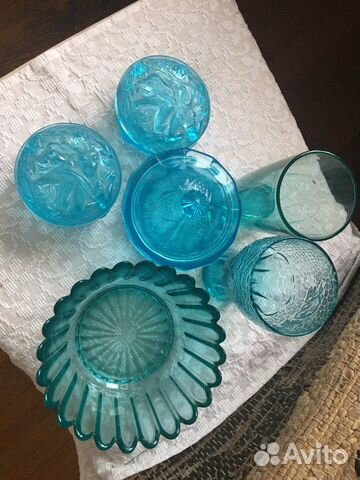 Купоросное аквамариновое стекло