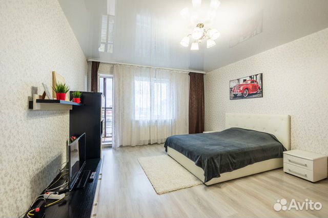 

1-к. квартира, 61 м², 2 кровати