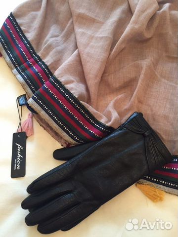 Перчатки-кожа.платки.шарфы.пр-во Турции.Италии