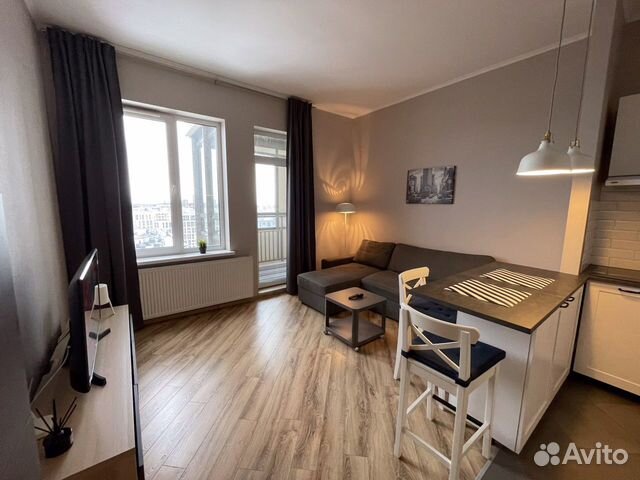 

Квартира-студия, 32 м², 2 кровати