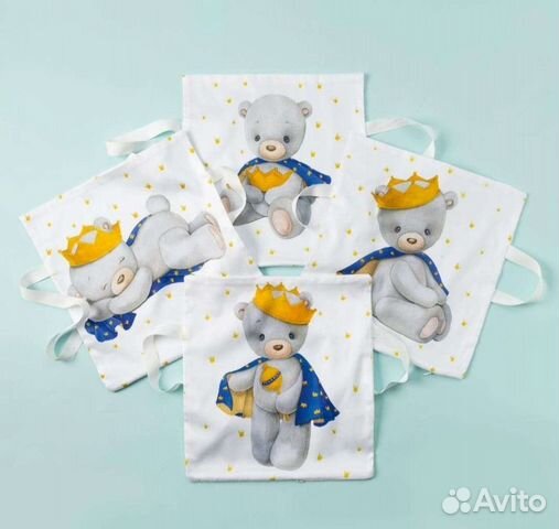 Бортики-подушки в кроватку новые