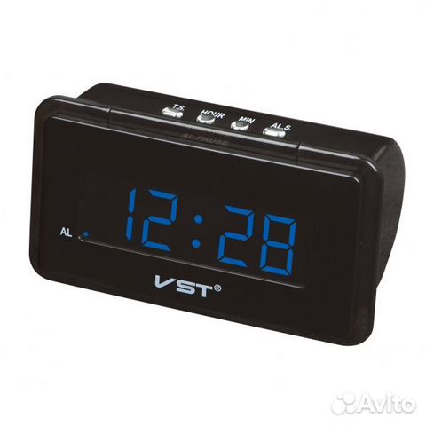Часы настольные VST 728-5, будильник; 48395