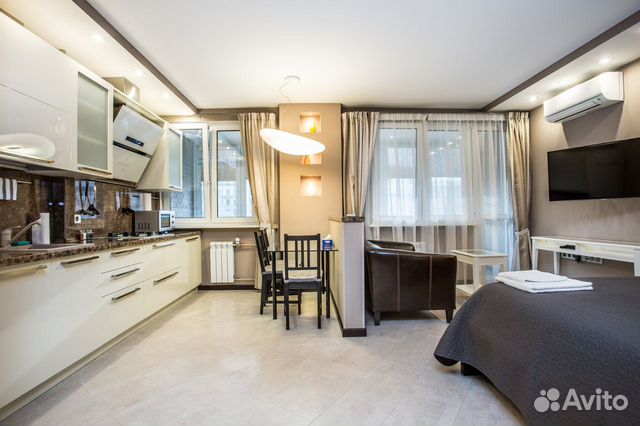 

Квартира-студия, 38 м², 1 кровать