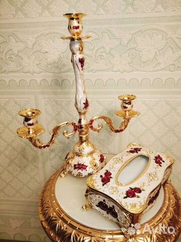 Luxe ornament Салфетница и Подсвечники Новое
