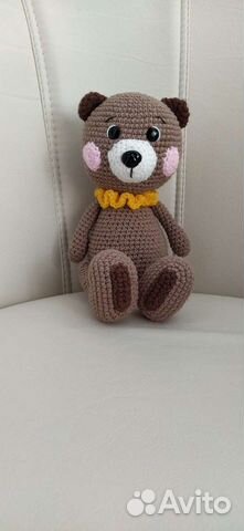 Мишка вязаный