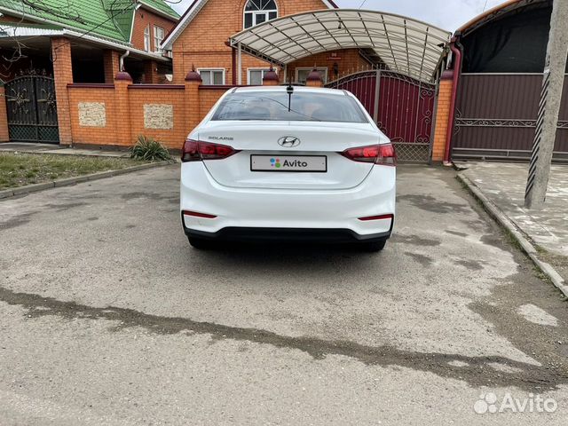 Hyundai Solaris 1.6 AT, 2019, битый, 95 000 км