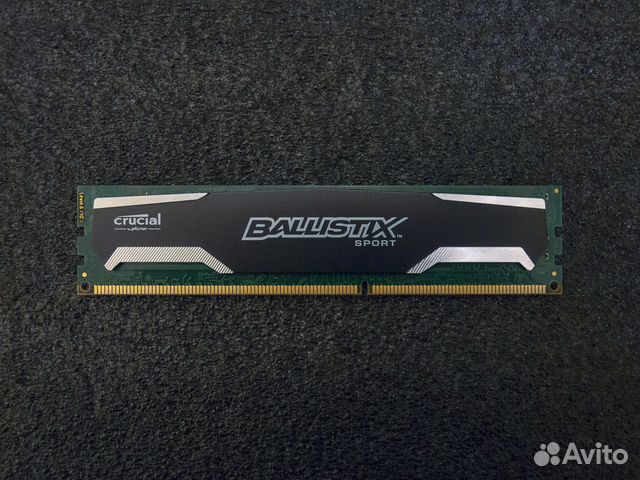 DDR3 8gb 1600mhz 2rank CL9-9-9-24 Ballistix Sport