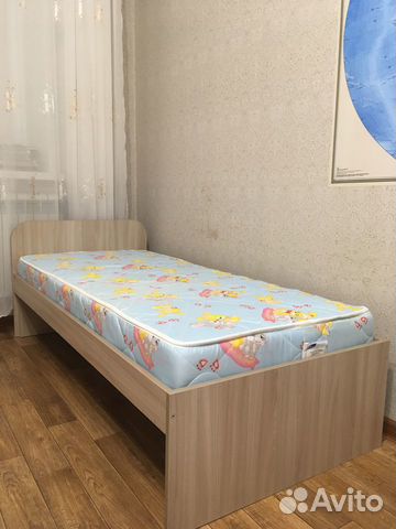 Детская кровать с матрасом, ортопедическая