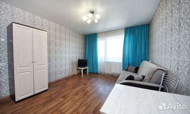 

Квартира-студия, 33 м², 2 кровати