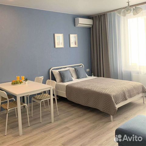 

Квартира-студия, 36 м², 3 кровати