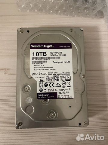 HDD Western Digital Purple 10TB (wd102purz)