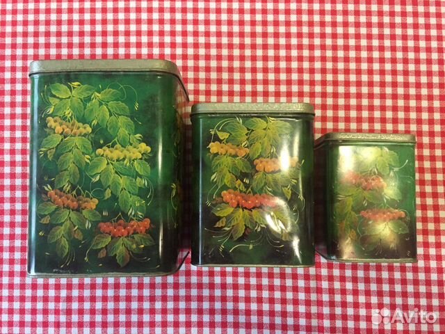 Жестяные контейнеры для хранения, СССР