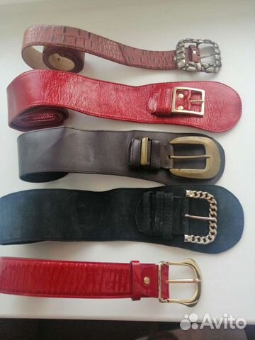 Ремень женский кожаный