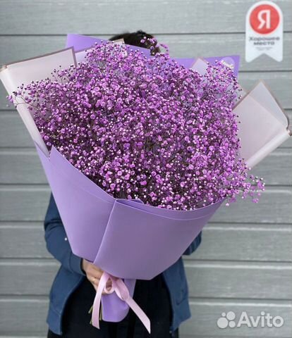 Букет цветов из гипсофил