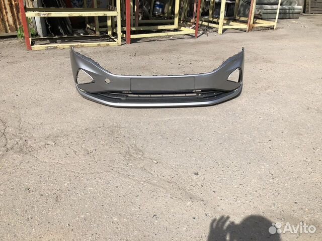 Передний бампер Фольксваген Поло 2020-2023