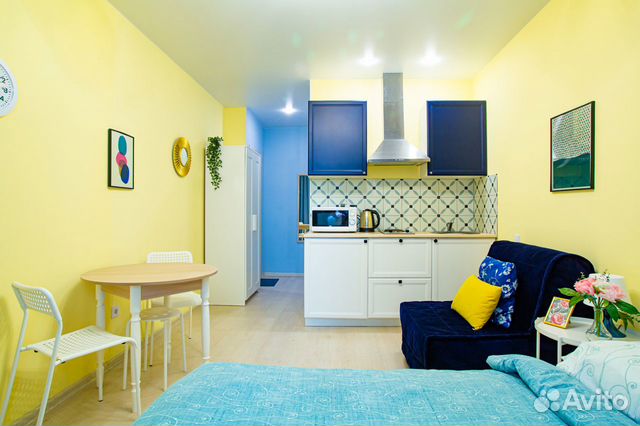 

Квартира-студия, 20 м², 2 кровати