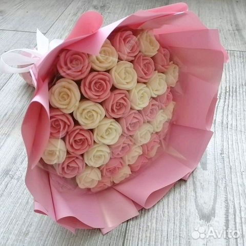 Букет из шоколадных цветов