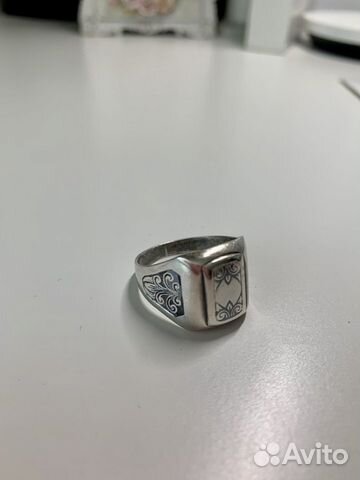 Перстень-печатка, 925 проба. СССР