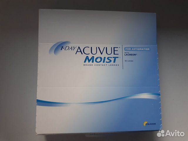 Линзы acuvue moist 90шт аstigmatism