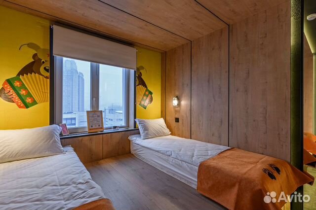

Квартира-студия в апарт-отеле, 16,8 м², 2 кровати